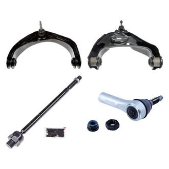 Dorman® - OE Solutions™ Front Passenger Side Lower and Upper Control Arm with Ball Joint and Tie Rod End Kit