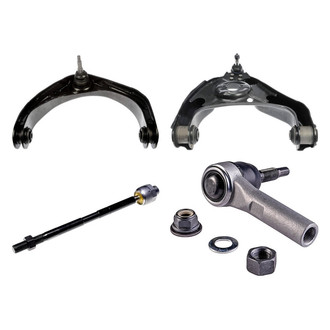 Dorman® - OE Solutions™ Front Passenger Side Lower and Upper Control Arm with Ball Joint and Tie Rod End Kit