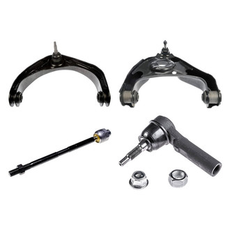 Dorman® - OE Solutions™ Front Passenger Side Lower and Upper Control Arm with Ball Joint and Tie Rod End Kit