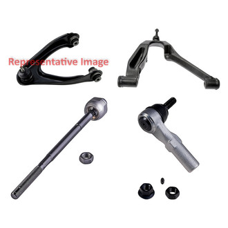 Dorman® - OE Solutions™ Front Passenger Side Lower and Upper Control Arm with Ball Joint and Tie Rod End Kit