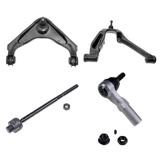 Dorman® - OE Solutions™ Front Passenger Side Lower and Upper Control Arm with Ball Joint and Tie Rod End Kit