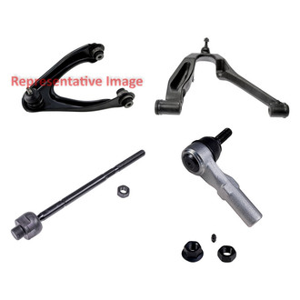 Dorman® - OE Solutions™ Front Passenger Side Lower and Upper Control Arm with Ball Joint and Tie Rod End Kit