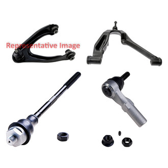 Dorman® - OE Solutions™ Front Passenger Side Lower and Upper Control Arm with Ball Joint and Tie Rod End Kit