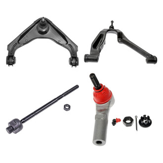 Dorman® - OE Solutions™ Front Passenger Side Lower and Upper Control Arm with Ball Joint and Tie Rod End Kit
