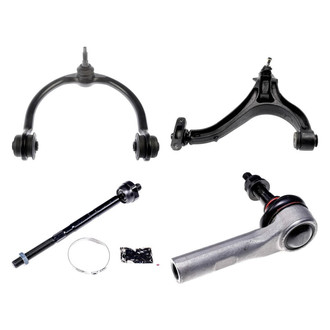 Dorman® - OE Solutions™ Front Passenger Side Lower and Upper Control Arm with Ball Joint and Tie Rod End Kit