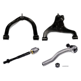 Dorman® - OE Solutions™ Front Passenger Side Lower and Upper Control Arm with Ball Joint and Tie Rod End Kit