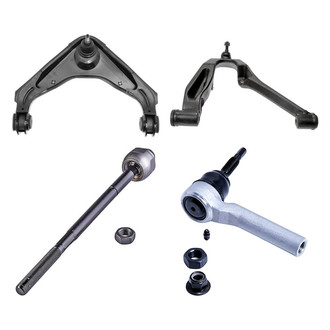 Dorman® - OE Solutions™ Front Passenger Side Lower and Upper Control Arm with Ball Joint and Tie Rod End Kit