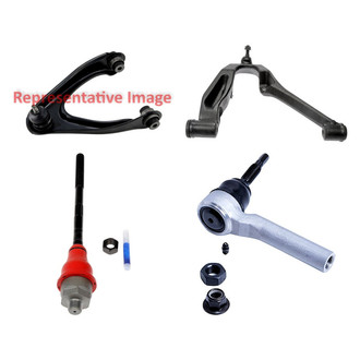 Dorman® - OE Solutions™ Front Passenger Side Lower and Upper Control Arm with Ball Joint and Tie Rod End Kit