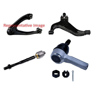 Dorman® - OE Solutions™ Front Passenger Side Lower and Upper Control Arm with Ball Joint and Tie Rod End Kit
