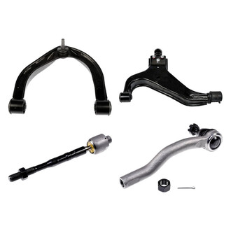 Dorman® - OE Solutions™ Front Passenger Side Lower and Upper Control Arm with Ball Joint and Tie Rod End Kit