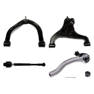 Dorman® - OE Solutions™ Front Passenger Side Lower and Upper Control Arm with Ball Joint and Tie Rod End Kit