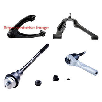 Dorman® - OE Solutions™ Front Passenger Side Lower and Upper Control Arm with Ball Joint and Tie Rod End Kit