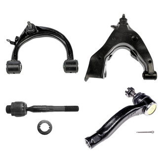 Dorman® - OE Solutions™ Front Passenger Side Lower and Upper Control Arm with Ball Joint and Tie Rod End Kit