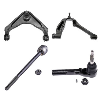 Dorman® - OE Solutions™ Front Passenger Side Lower and Upper Control Arm with Ball Joint and Tie Rod End Kit