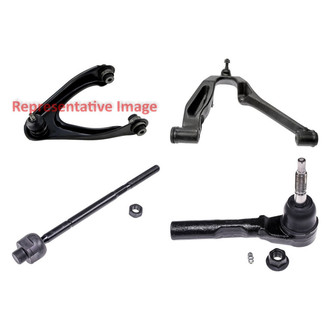 Dorman® - OE Solutions™ Front Passenger Side Lower and Upper Control Arm with Ball Joint and Tie Rod End Kit