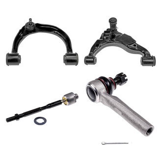 Dorman® - OE Solutions™ Front Passenger Side Lower and Upper Control Arm with Ball Joint and Tie Rod End Kit