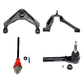 Dorman® - OE Solutions™ Front Passenger Side Lower and Upper Control Arm with Ball Joint and Tie Rod End Kit