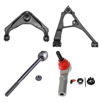 Dorman® - OE Solutions™ Front Passenger Side Lower and Upper Control Arm with Ball Joint and Tie Rod End Kit