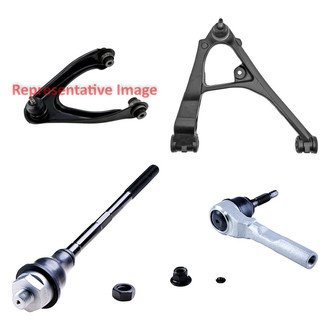 Dorman® - OE Solutions™ Front Passenger Side Lower and Upper Control Arm with Ball Joint and Tie Rod End Kit