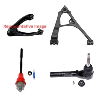 Dorman® - OE Solutions™ Front Passenger Side Lower and Upper Control Arm with Ball Joint and Tie Rod End Kit