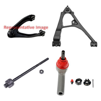 Dorman® - OE Solutions™ Front Passenger Side Lower and Upper Control Arm with Ball Joint and Tie Rod End Kit