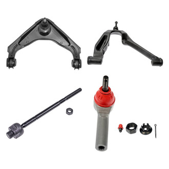 Dorman® - OE Solutions™ Front Passenger Side Lower and Upper Control Arm with Ball Joint and Tie Rod End Kit