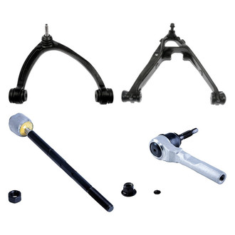 Dorman® - OE Solutions™ Front Passenger Side Lower and Upper Control Arm with Ball Joint and Tie Rod End Kit