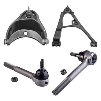Dorman® - OE Solutions™ Front Passenger Side Lower and Upper Control Arm with Ball Joint and Tie Rod End Kit