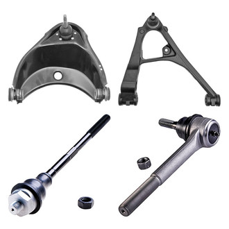 Dorman® - OE Solutions™ Front Passenger Side Lower and Upper Control Arm with Ball Joint and Tie Rod End Kit