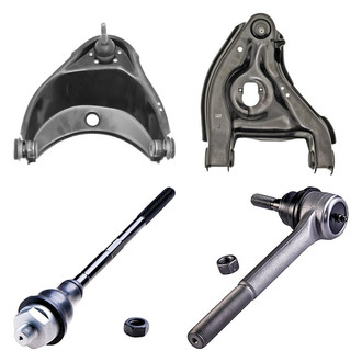 Dorman® - OE Solutions™ Front Passenger Side Lower and Upper Control Arm with Ball Joint and Tie Rod End Kit