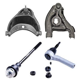 Dorman® - OE Solutions™ Front Passenger Side Lower and Upper Control Arm with Ball Joint and Tie Rod End Kit