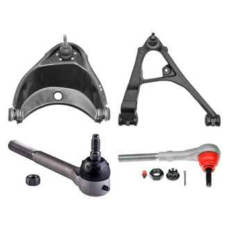 Dorman® - OE Solutions™ Front Passenger Side Lower and Upper Control Arm with Ball Joint and Tie Rod End Kit