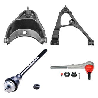 Dorman® - OE Solutions™ Front Passenger Side Lower and Upper Control Arm with Ball Joint and Tie Rod End Kit