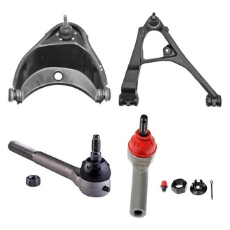 Dorman® - OE Solutions™ Front Passenger Side Lower and Upper Control Arm with Ball Joint and Tie Rod End Kit