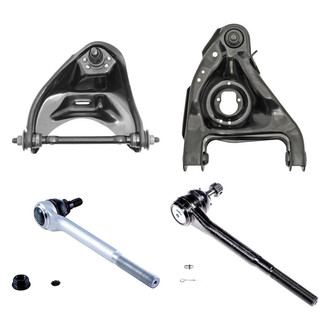 Dorman® - OE Solutions™ Front Passenger Side Lower and Upper Control Arm with Ball Joint and Tie Rod End Kit