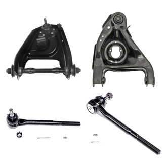 Dorman® - OE Solutions™ Front Passenger Side Lower and Upper Control Arm with Ball Joint and Tie Rod End Kit