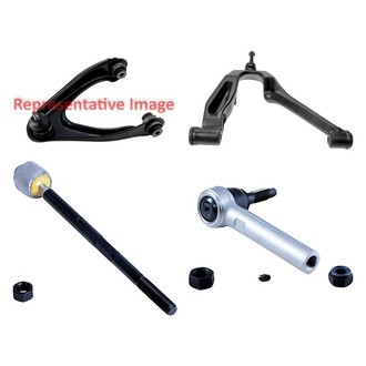 Dorman® - OE Solutions™ Front Passenger Side Lower and Upper Control Arm with Ball Joint and Tie Rod End Kit