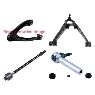 Dorman® - OE Solutions™ Front Passenger Side Lower and Upper Control Arm with Ball Joint and Tie Rod End Kit