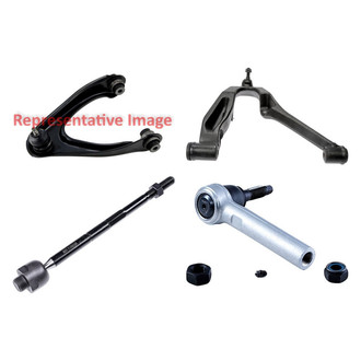 Dorman® - OE Solutions™ Front Passenger Side Lower and Upper Control Arm with Ball Joint and Tie Rod End Kit