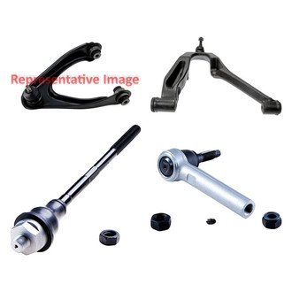 Dorman® - OE Solutions™ Front Passenger Side Lower and Upper Control Arm with Ball Joint and Tie Rod End Kit