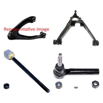 Dorman® - OE Solutions™ Front Passenger Side Lower and Upper Control Arm with Ball Joint and Tie Rod End Kit