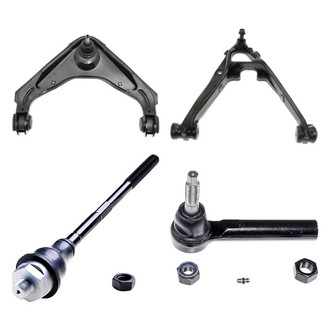 Dorman® - OE Solutions™ Front Passenger Side Lower and Upper Control Arm with Ball Joint and Tie Rod End Kit