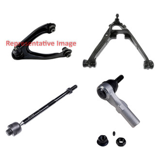 Dorman® - OE Solutions™ Front Passenger Side Lower and Upper Control Arm with Ball Joint and Tie Rod End Kit
