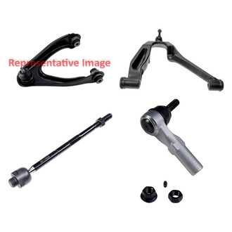 Dorman® - OE Solutions™ Front Passenger Side Lower and Upper Control Arm with Ball Joint and Tie Rod End Kit