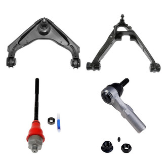 Dorman® - OE Solutions™ Front Passenger Side Lower and Upper Control Arm with Ball Joint and Tie Rod End Kit