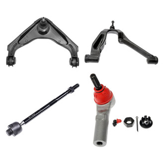 Dorman® - OE Solutions™ Front Passenger Side Lower and Upper Control Arm with Ball Joint and Tie Rod End Kit