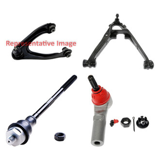 Dorman® - OE Solutions™ Front Passenger Side Lower and Upper Control Arm with Ball Joint and Tie Rod End Kit