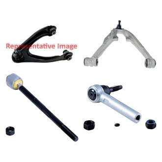 Dorman® - OE Solutions™ Front Passenger Side Lower and Upper Control Arm with Ball Joint and Tie Rod End Kit