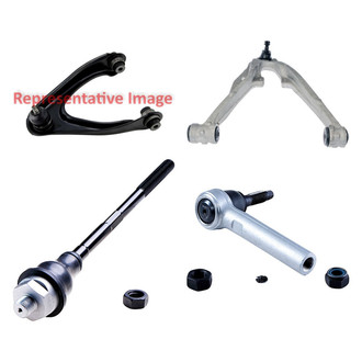 Dorman® - OE Solutions™ Front Passenger Side Lower and Upper Control Arm with Ball Joint and Tie Rod End Kit