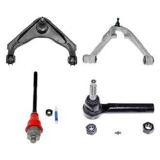 Dorman® - OE Solutions™ Front Passenger Side Lower and Upper Control Arm with Ball Joint and Tie Rod End Kit